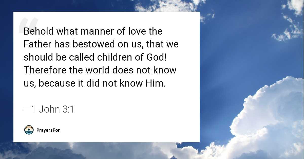 1 John 3:1