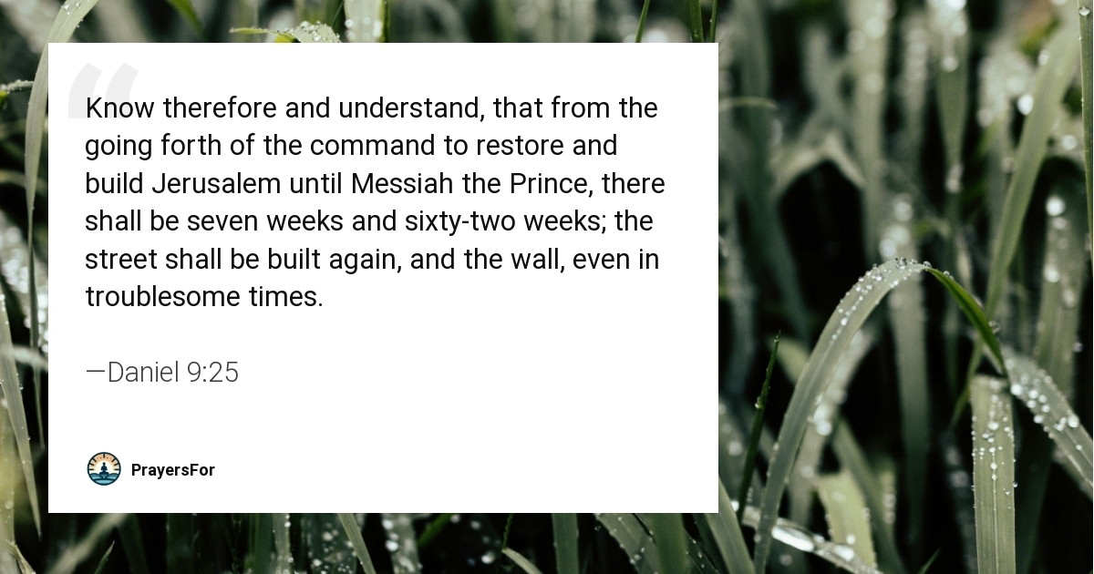 Daniel 9:25