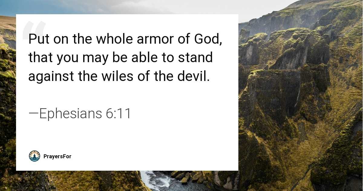 Ephesians 6:11