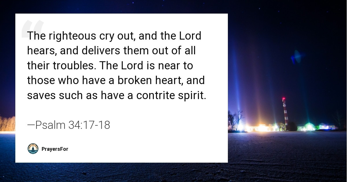 Psalm 34:17-18