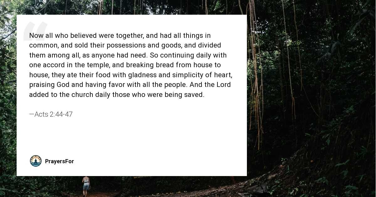 Acts 2:44-47