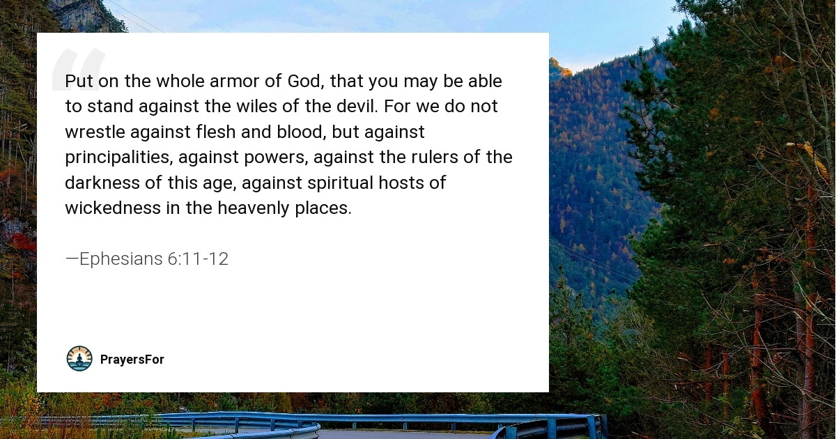 Ephesians 6:11-12
