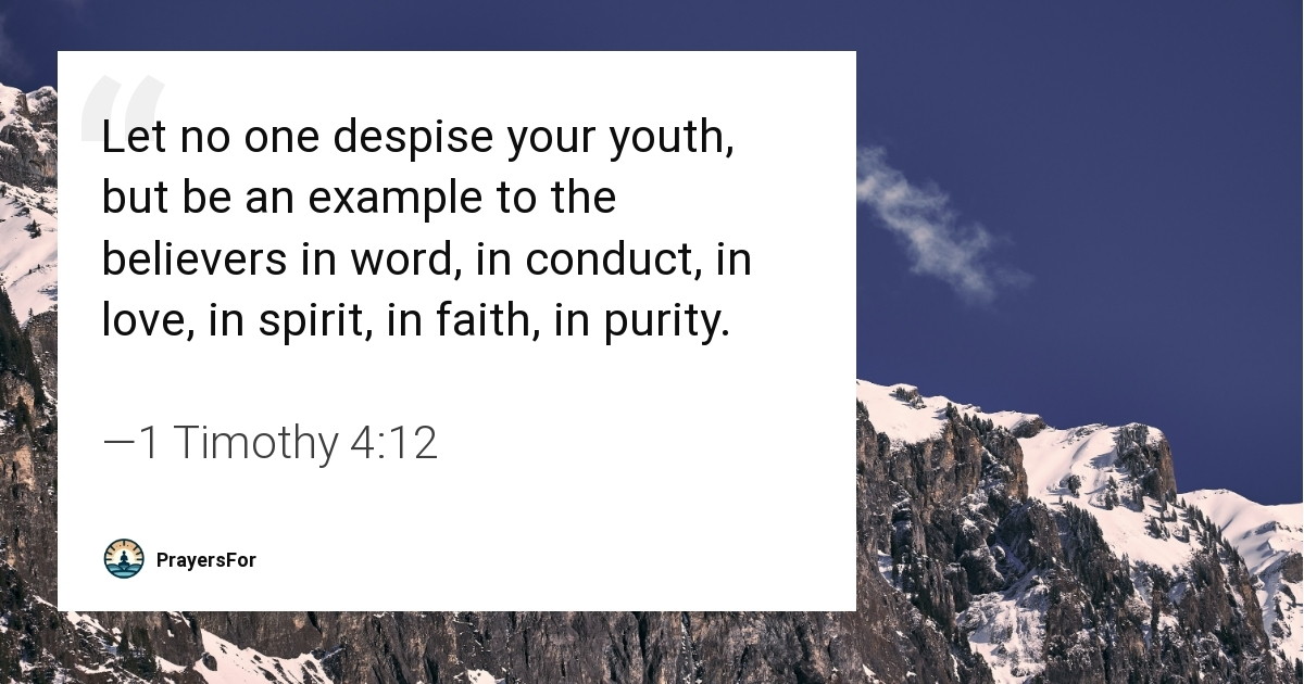 1 Timothy 4:12