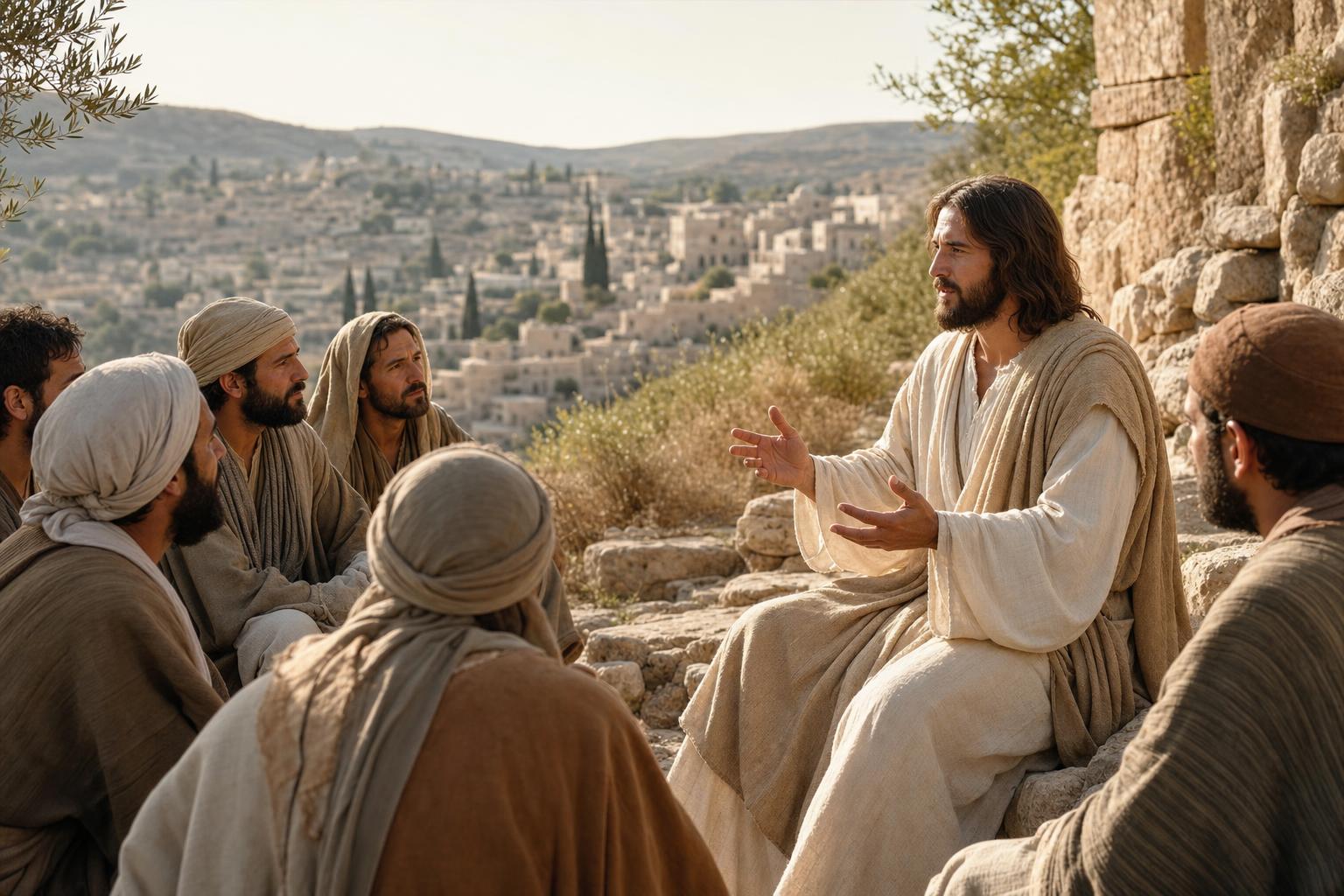 Jesus teaching about the three kinds of eunuchs and kingdom devotion