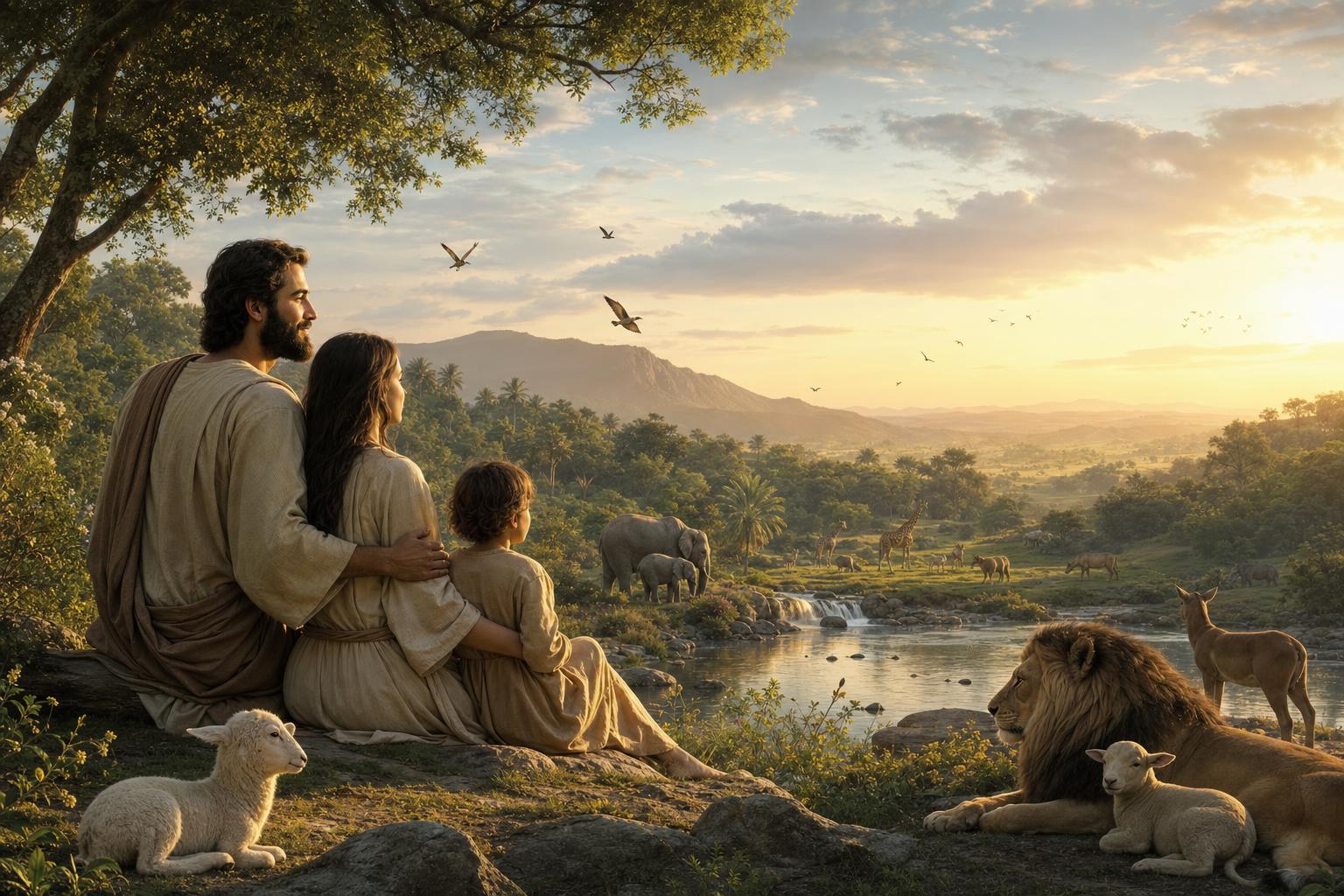The seven-day creation pattern pointing to God's completed work and rest