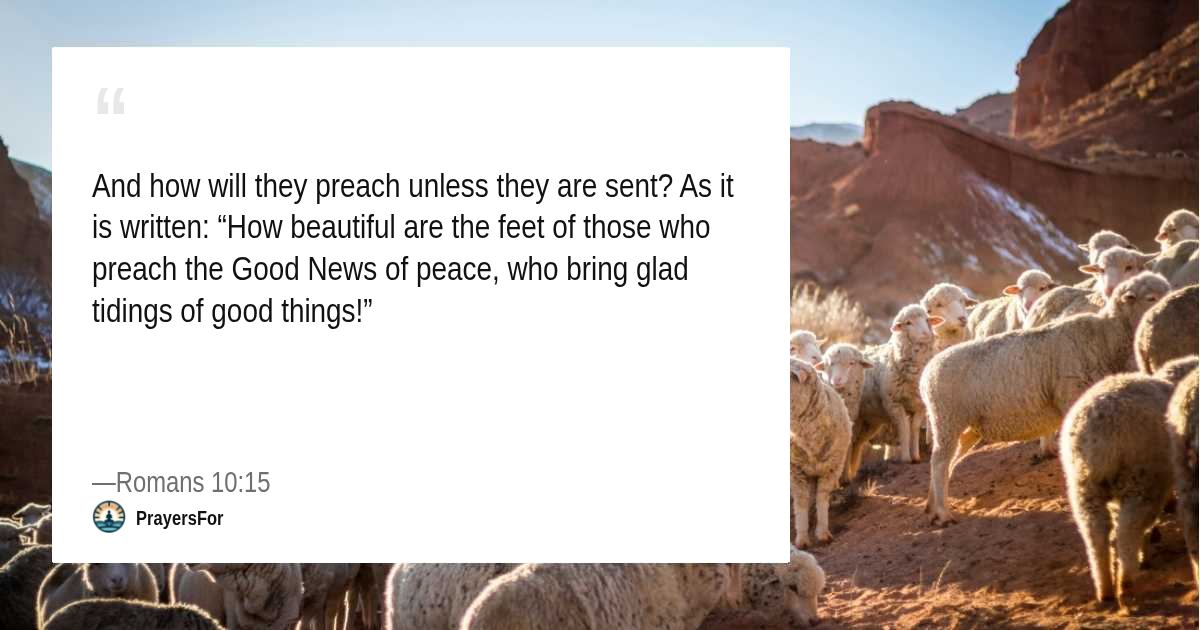 Romans 10:15 verse card