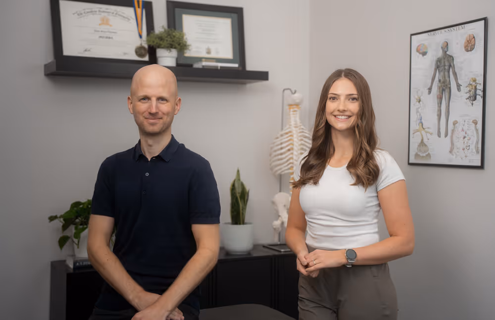 Paige and Brennan from Edmonton Osteopathy.