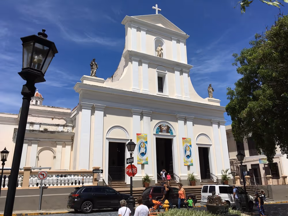 Visit Old San Juan landmarks like San Juan Cathedral