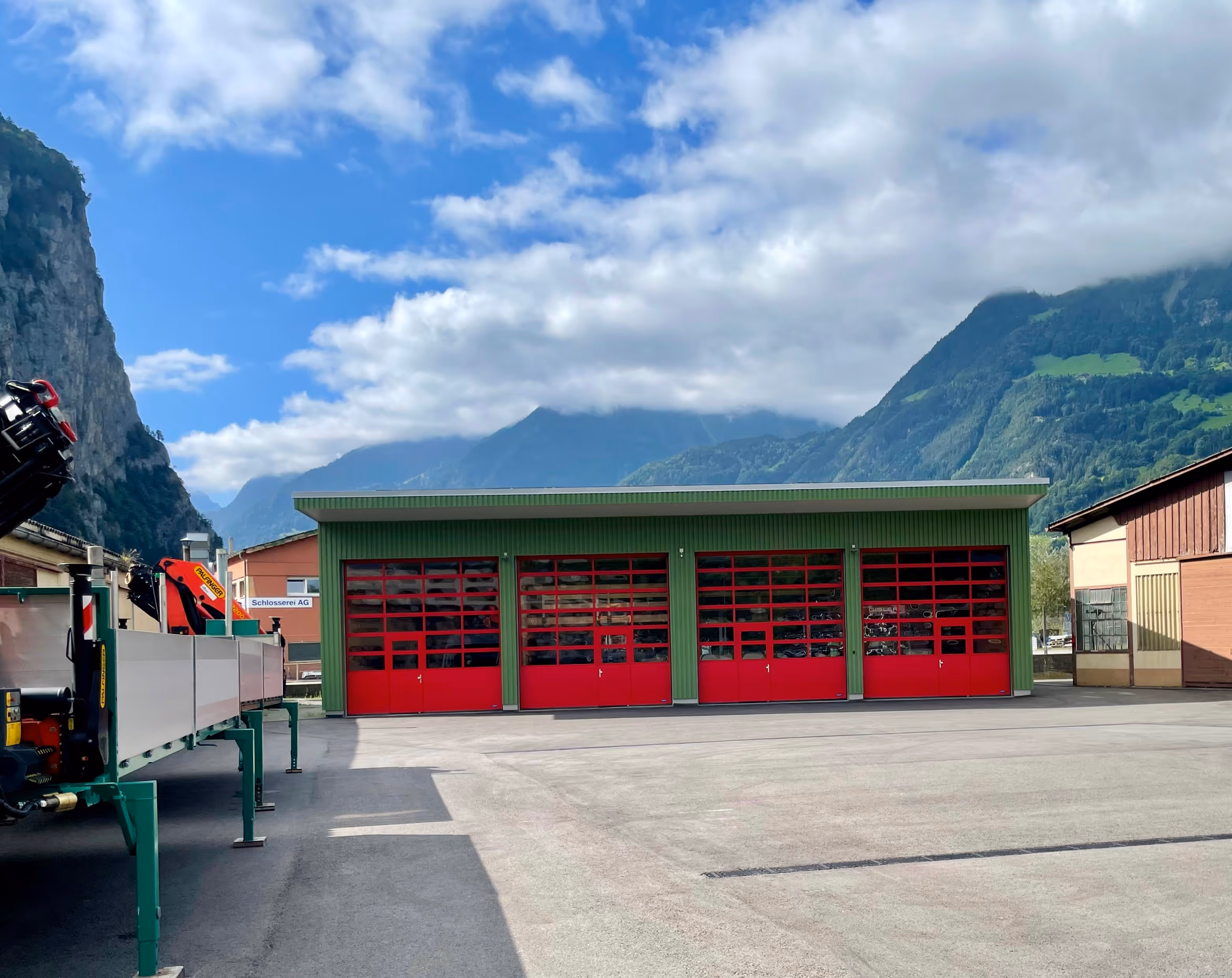 Neubau Gewerbehalle Gisler Transport Schattdorf UR
