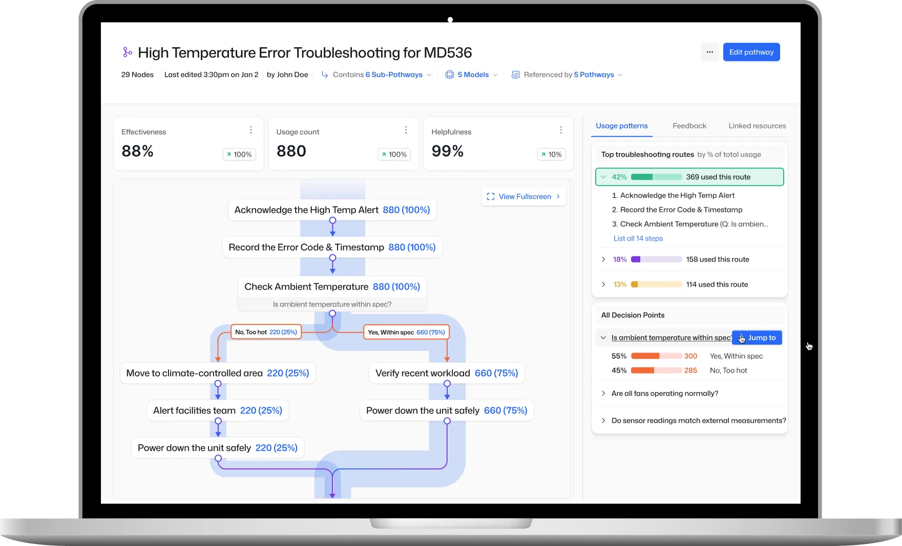 A man working as a tech support employee with woman coworker in the background