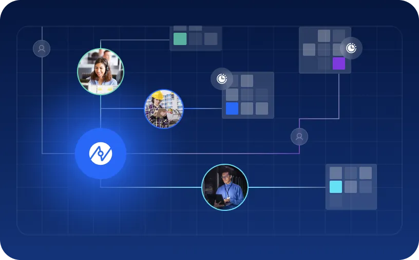 A guided Q&A pathway on a mobile device making it easy for a technician to triage an issue