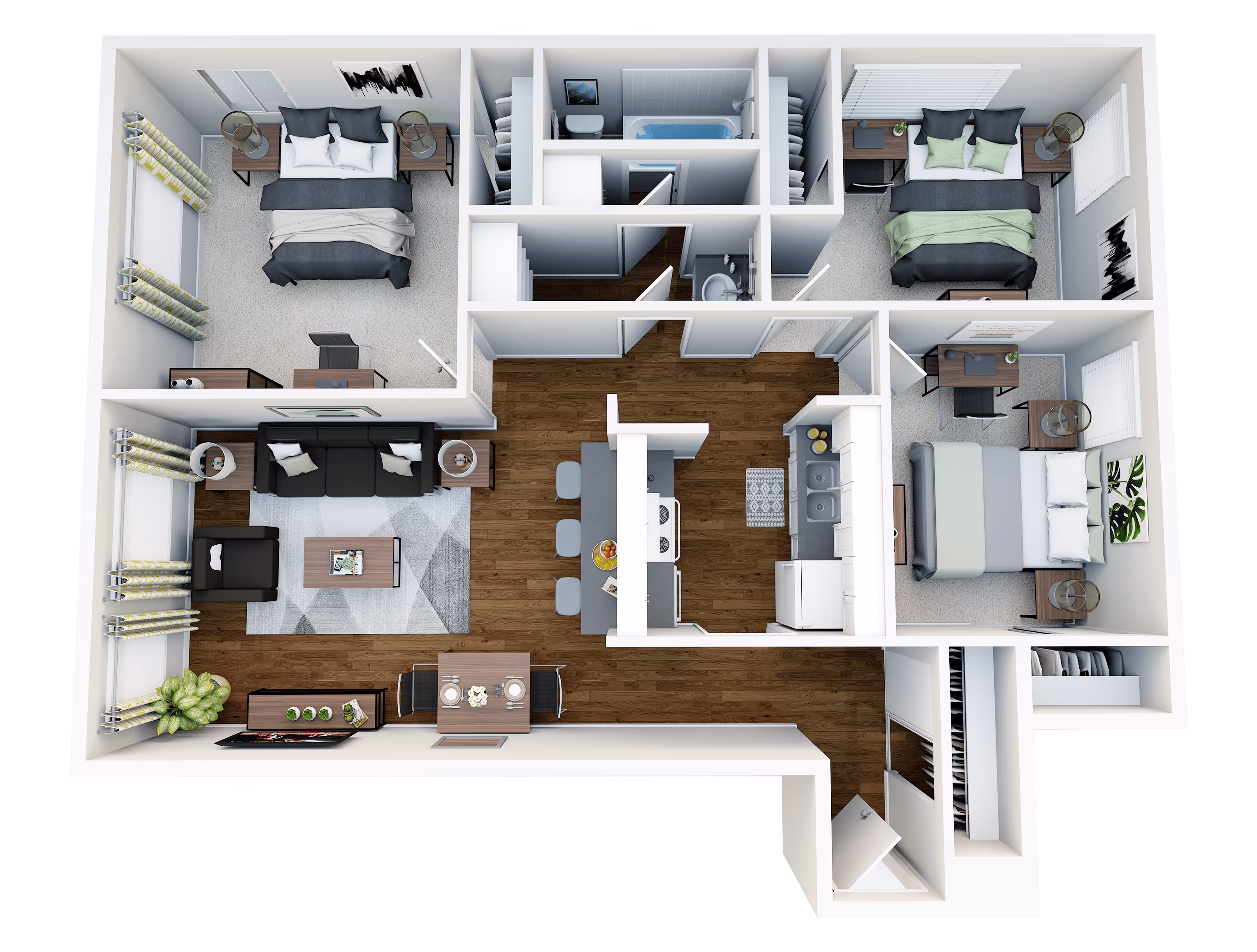 Apex: 3 x 1.5 layout