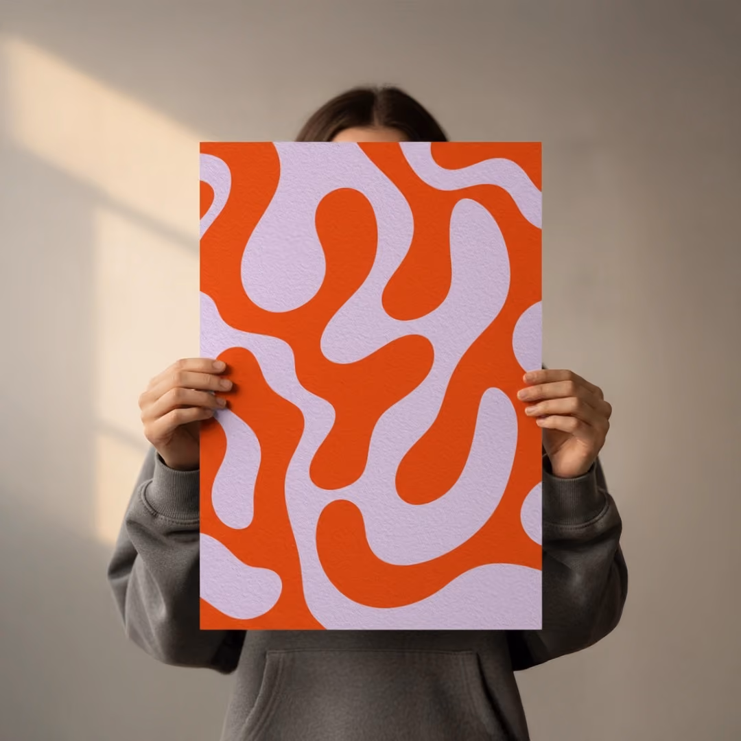 Custom printed wall art poster by Podbase