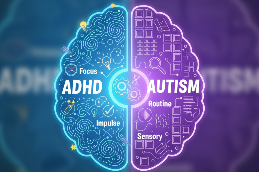 Is ADHD a Type of Autism? What's the Difference?