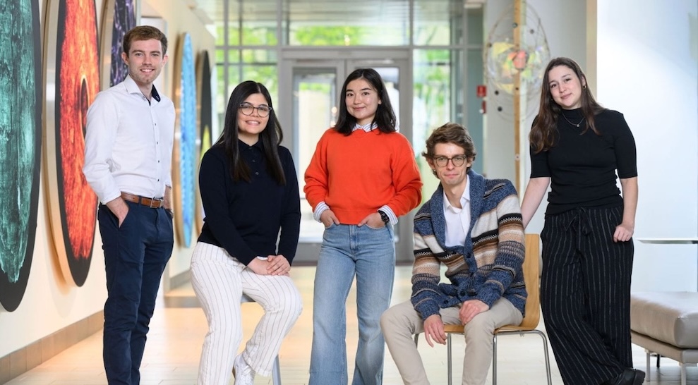 The five Biswas Fellows.