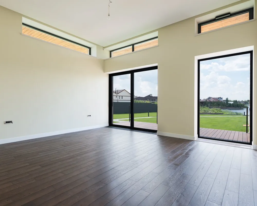wooden floor in the house