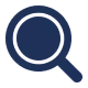 Search blue icon