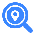 Blue cylindrical database icon symbolizing data storage or silos