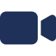 A Blue Video Icon