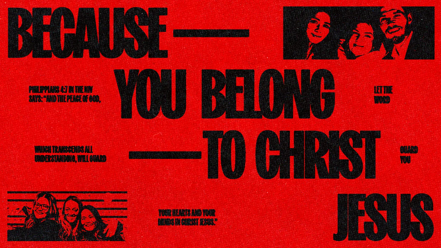 Because You Belong To Christ Jesus