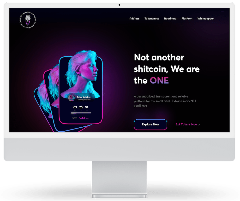 nft web design and web development