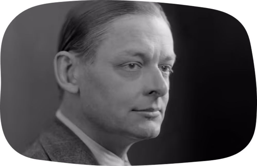 T.S. Eliot portrait, HSC English Advanced poetry study