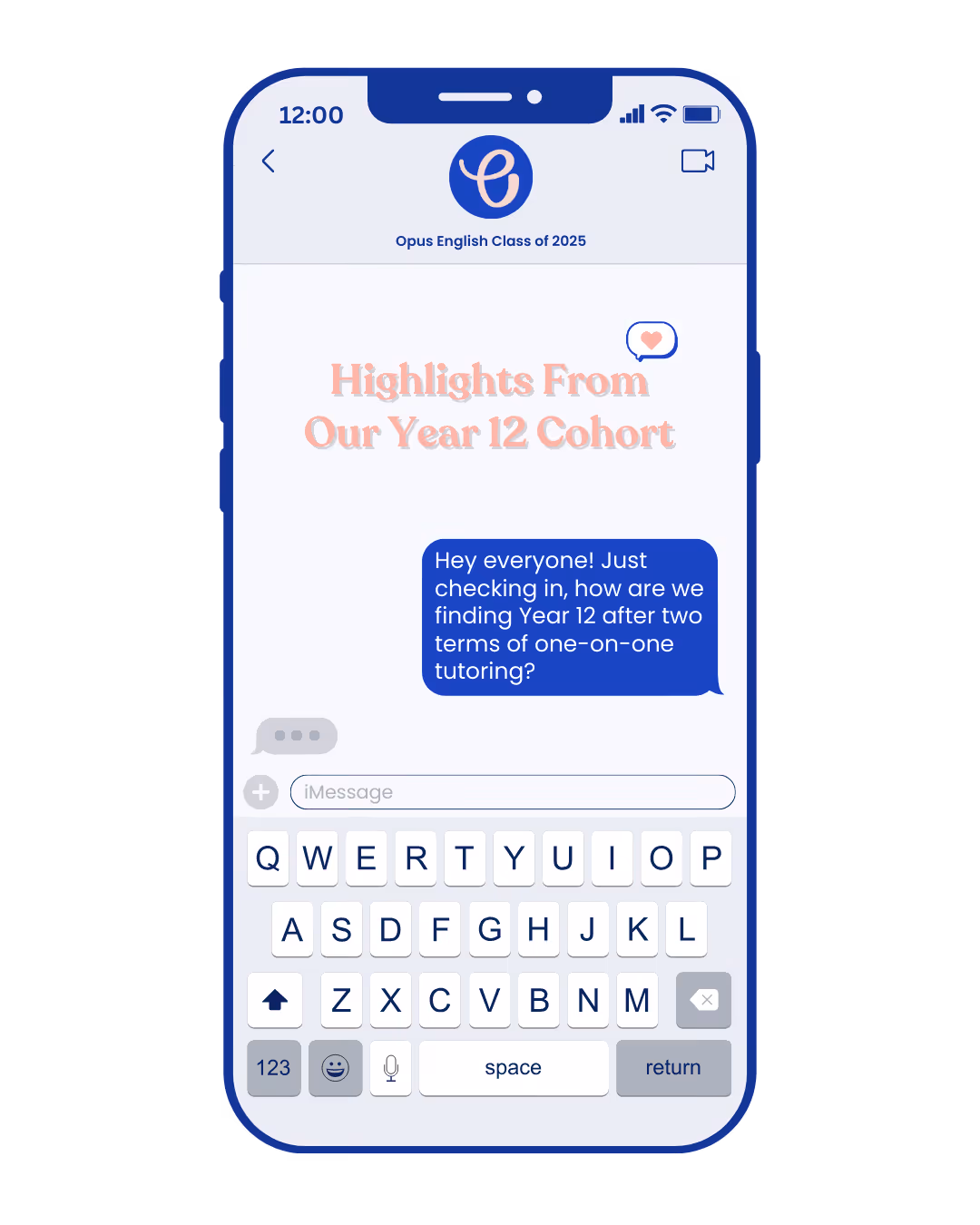 Opus English HSC student results highlights, Year 12 cohort feedback