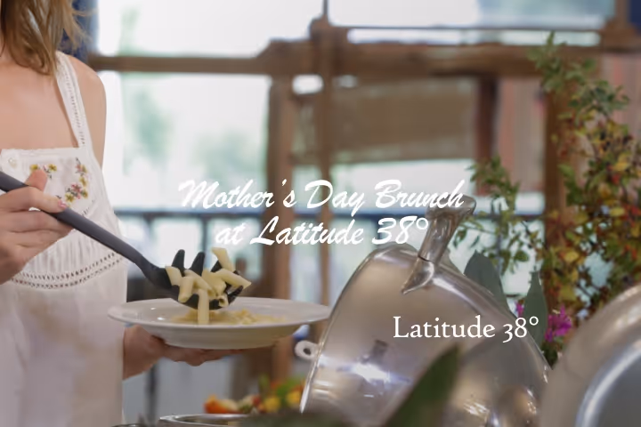 Mother’s Day brunch buffet overlooking the waterfront at Latitude 38 in Annapolis