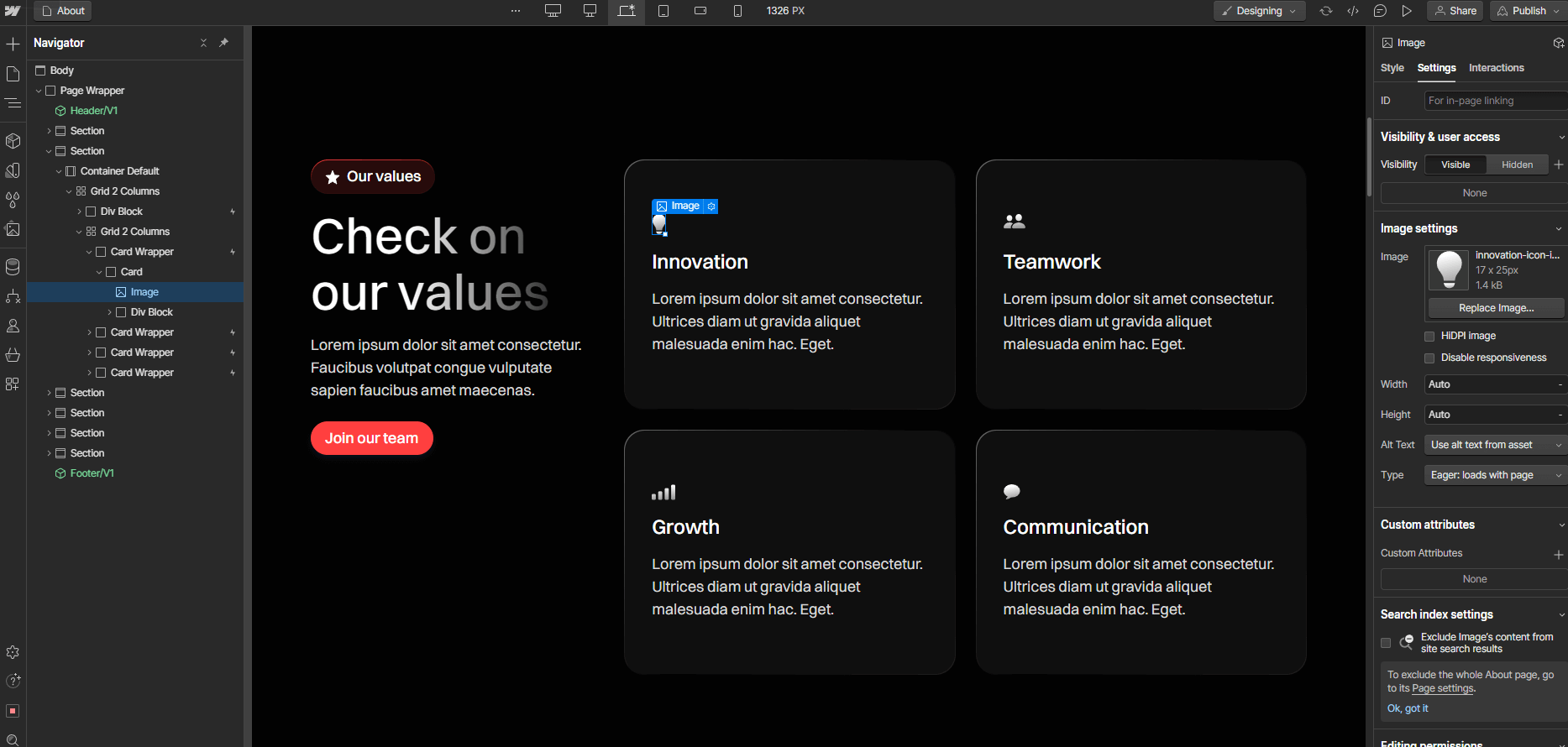 Graphics and Icons - IntelliTech X Webflow Template