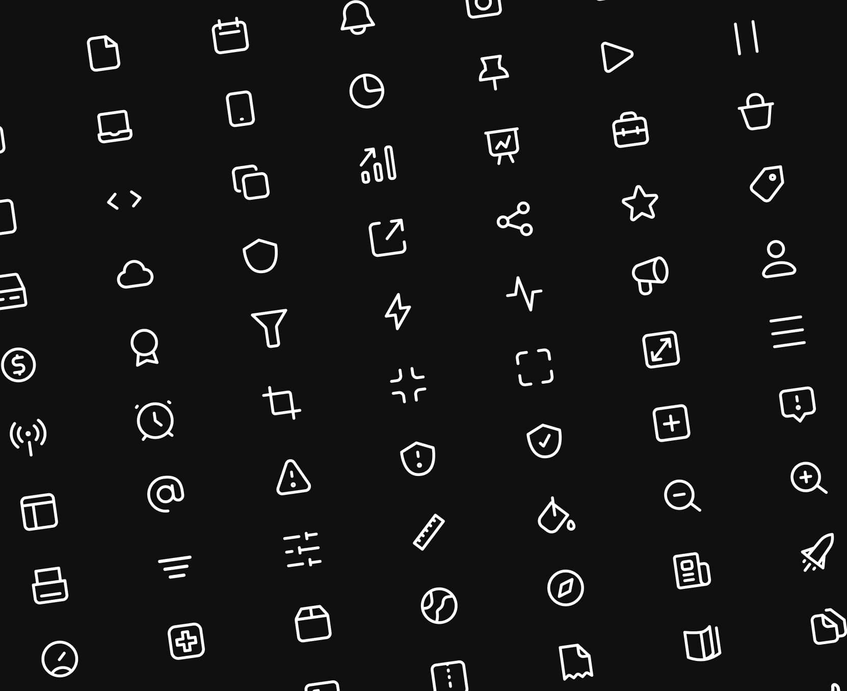 IntelliTech X - Custom Icon Set - Motion Design System Webflow Template