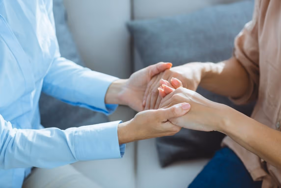 Protecting clients from trauma graphic highlighting compassionate care during therapist transitions