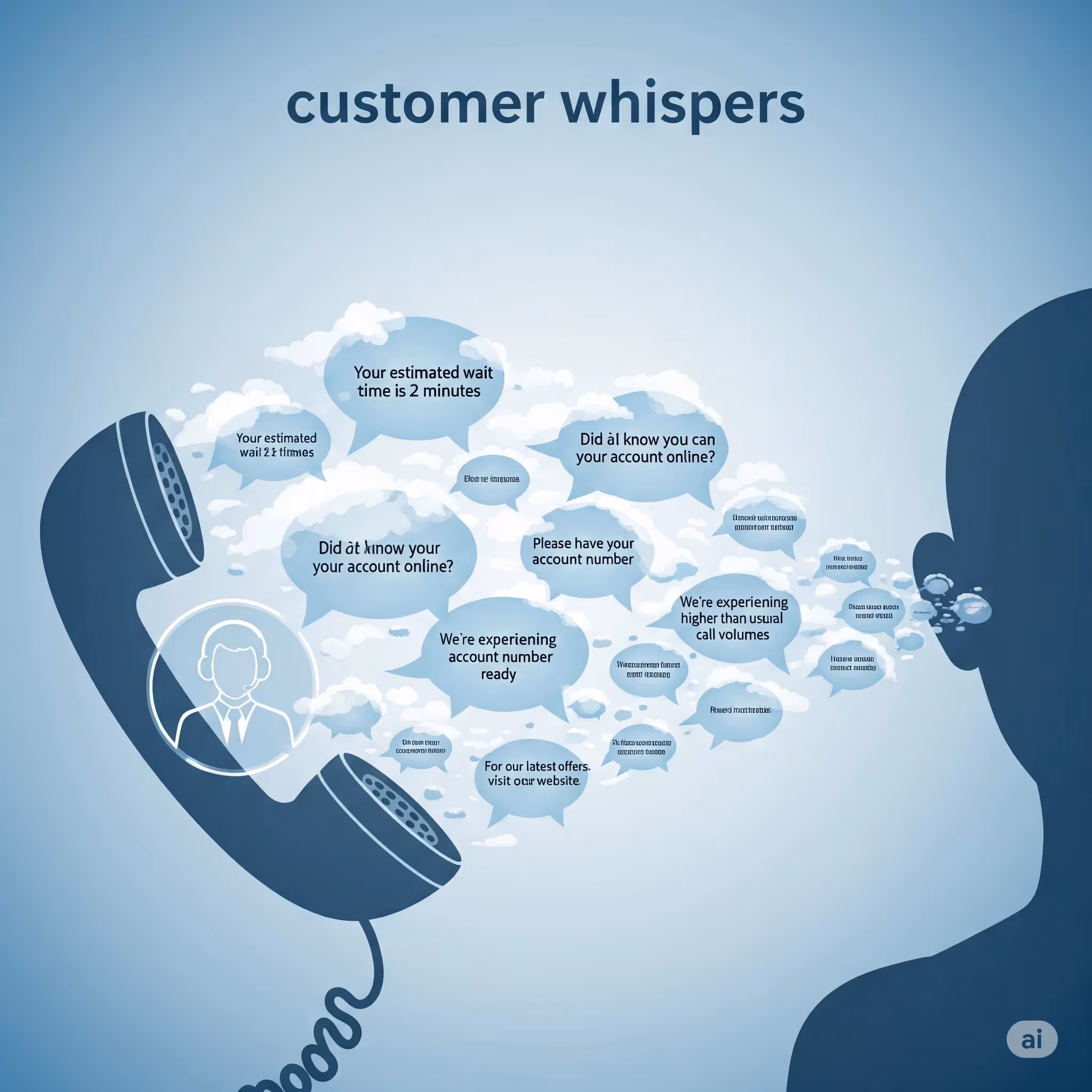 customer whispering
