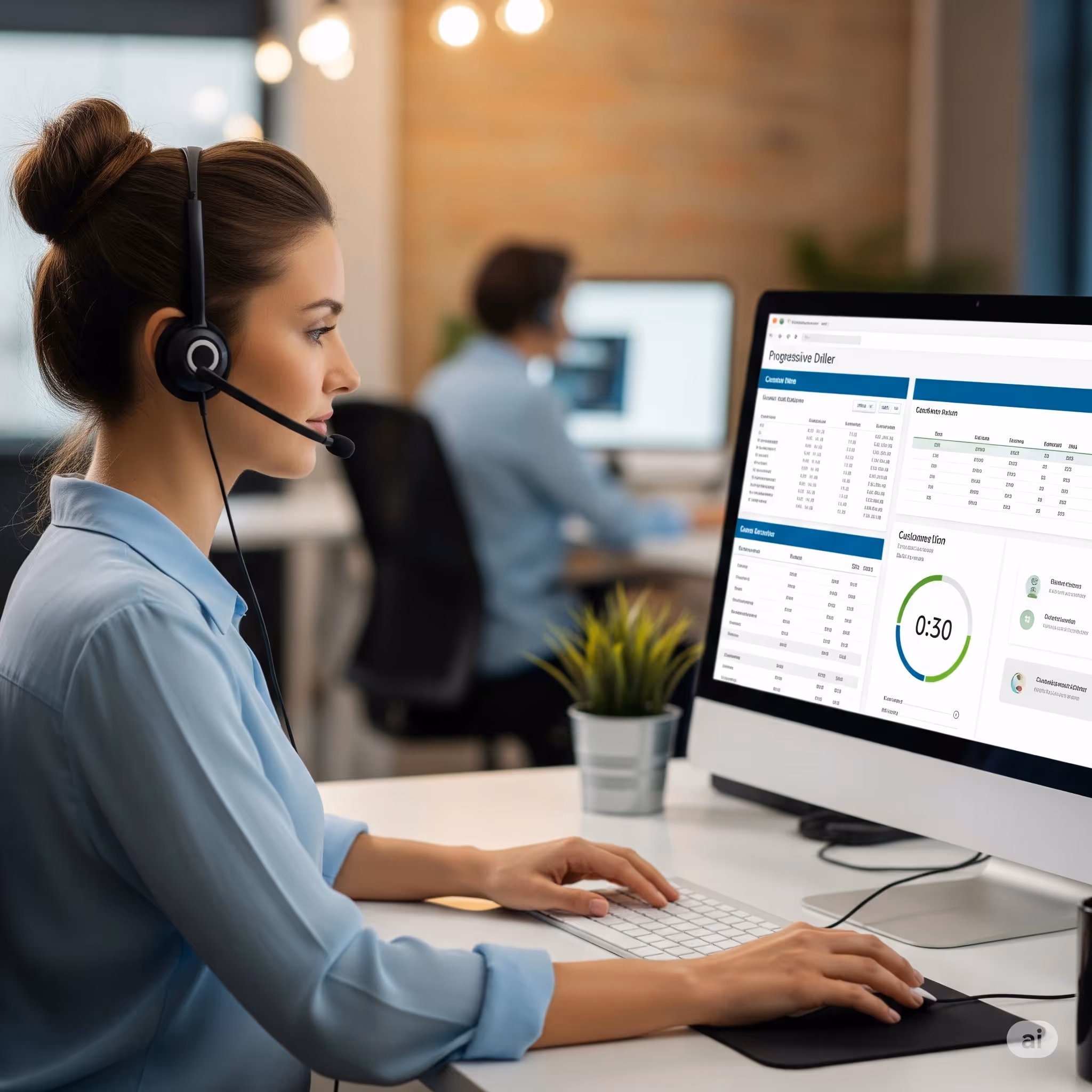 Progressive dialer
