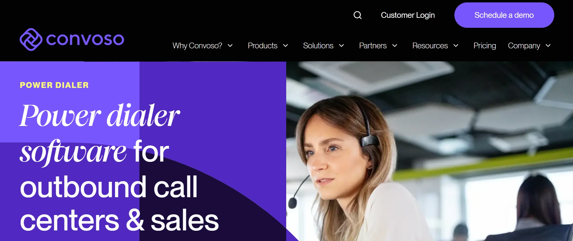 convoso webpage
