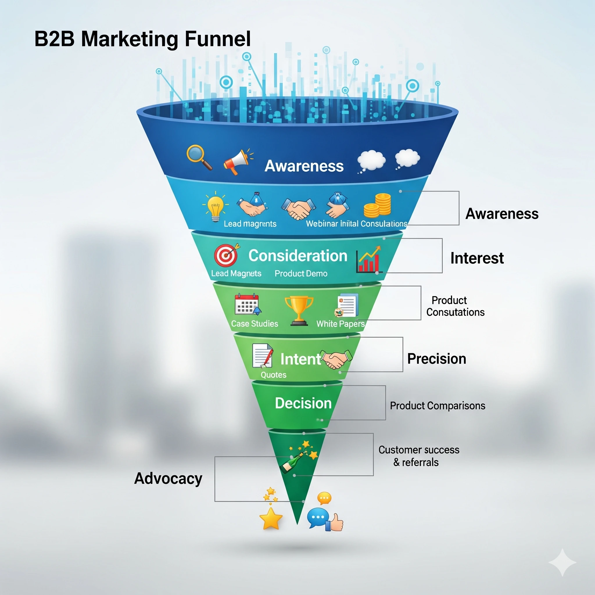 B2B marketing Funnel