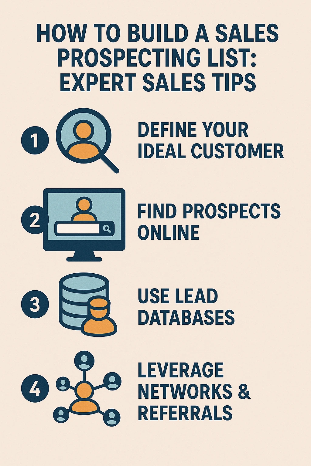 Build prospecting list for sales