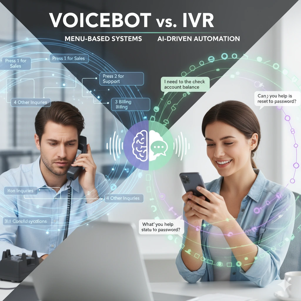 Voicebot vs IVR