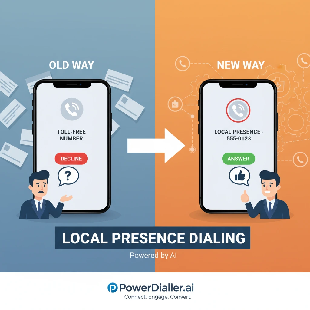 Difference between old way and new way local presence dialing
