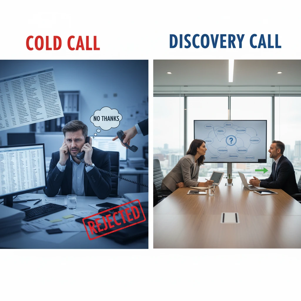 cold calling vs discovery call