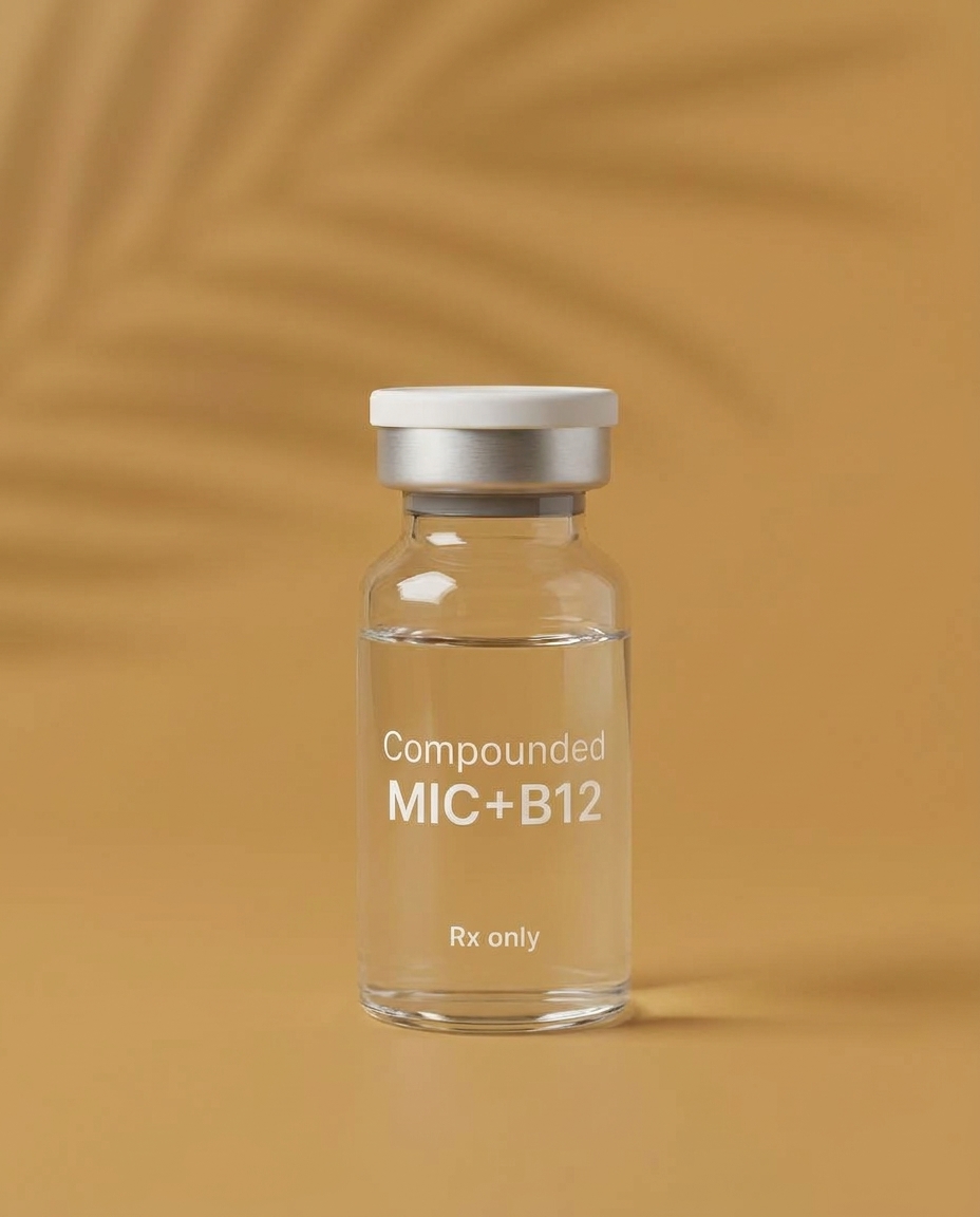 Compounded MIC+B12 injection vial