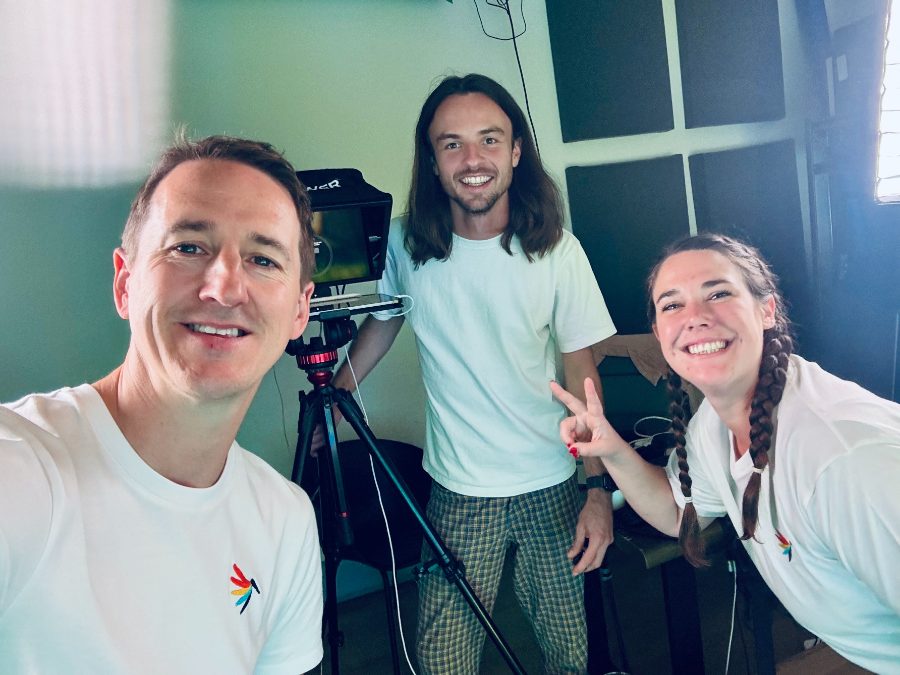 The ReelFlow crew on a shoot