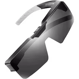 Black polarized riding sunglasses with wraparound lenses and straight arms.