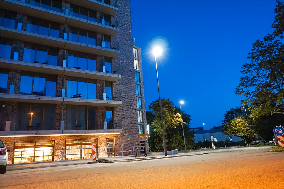 Nachhaltige Straßenbeleuchtung in Essen mit ITALO Leuchten