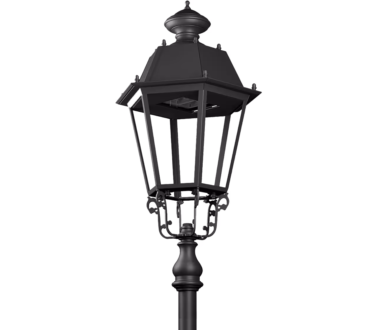 6-eckige historische LED Leuchte LF28 von AEC