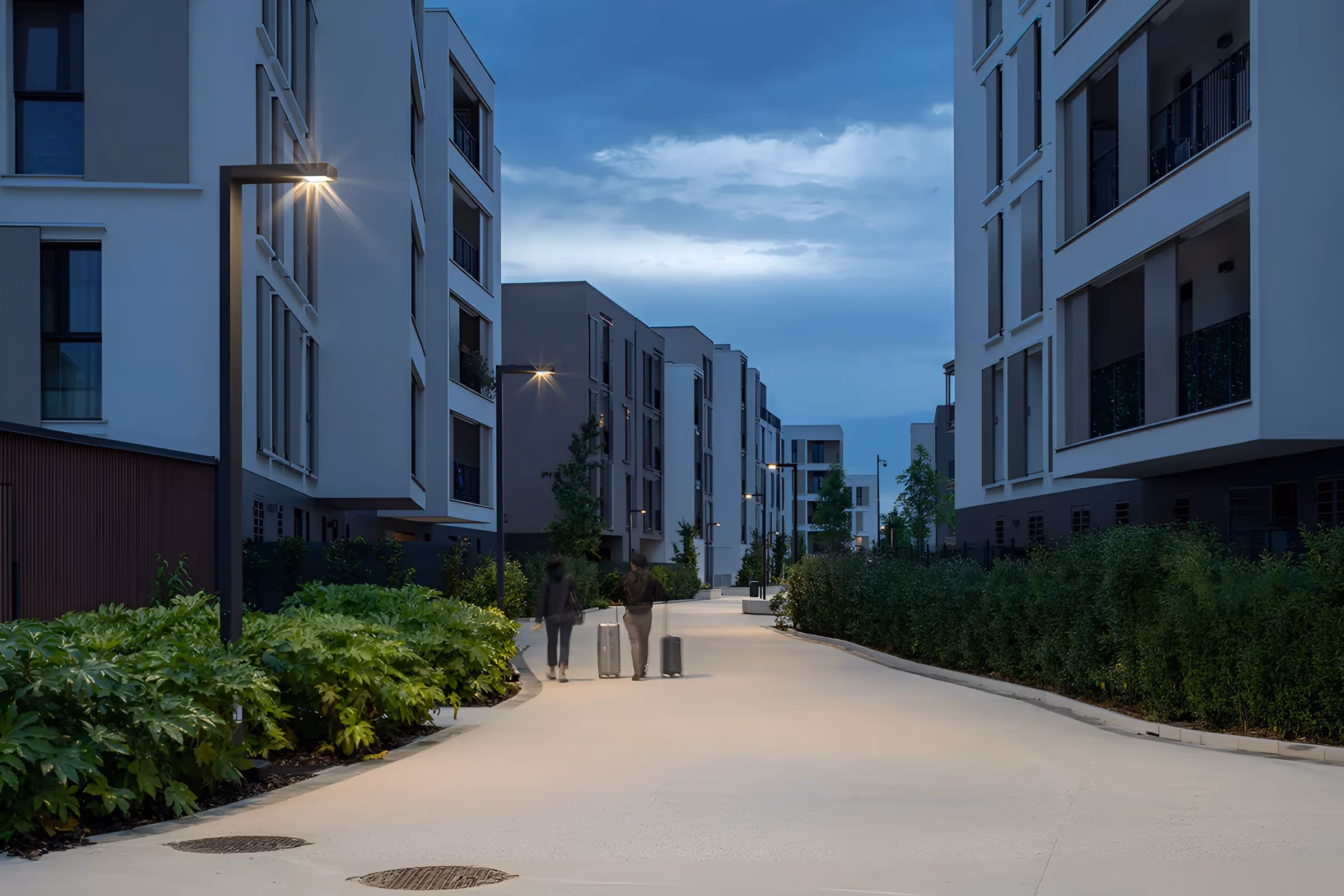 Innovative LED-Beleuchtung im neuen smarten Stadtteil von Mailand: REDO Merezzate 