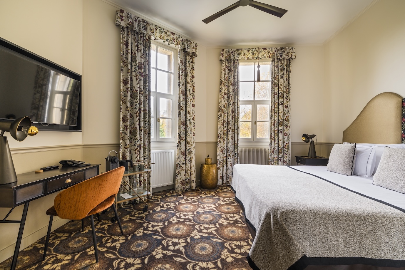 chambre standard château - Château de Montvillargenne - Chantilly 