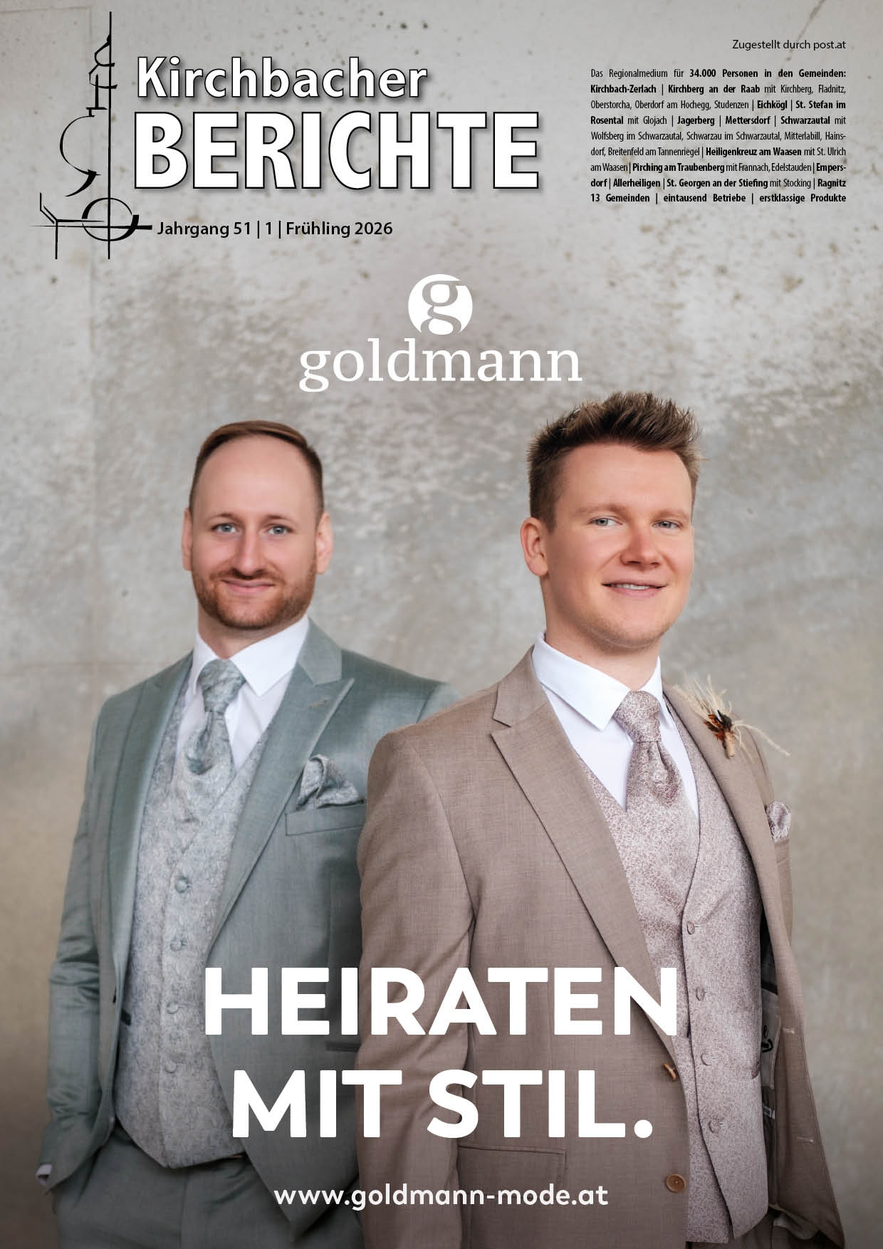 Aktuellste Ausgabe der Kirchbacher Berichte