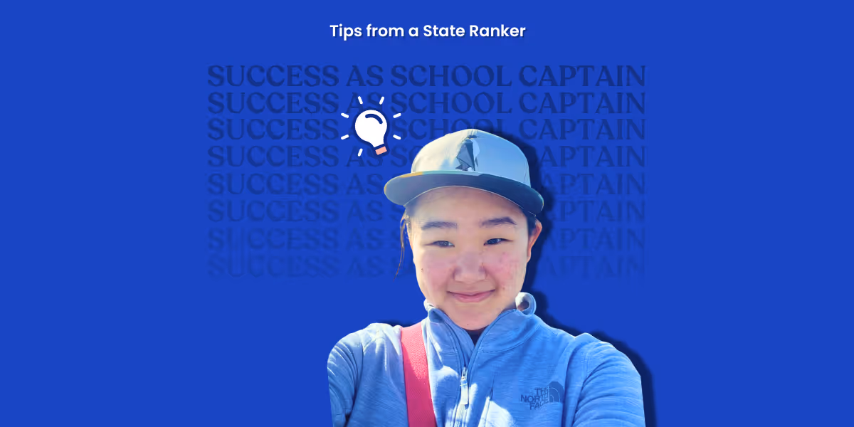 Sydney Bao, state ranker, HSC English tips on achieving 99.90 ATAR as School Captain