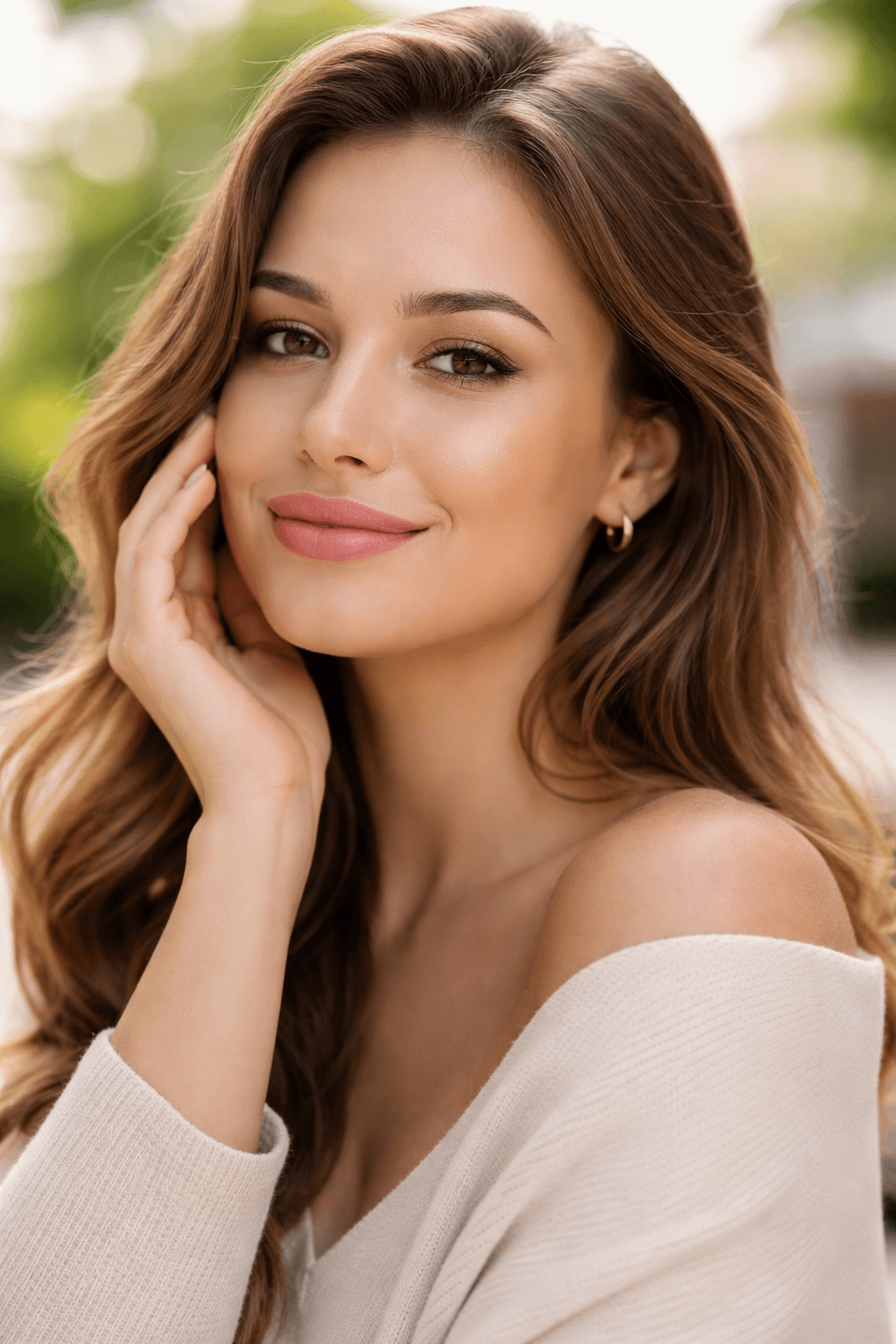 Before and after natural lip enhancement with lip fillers in Dunwoody