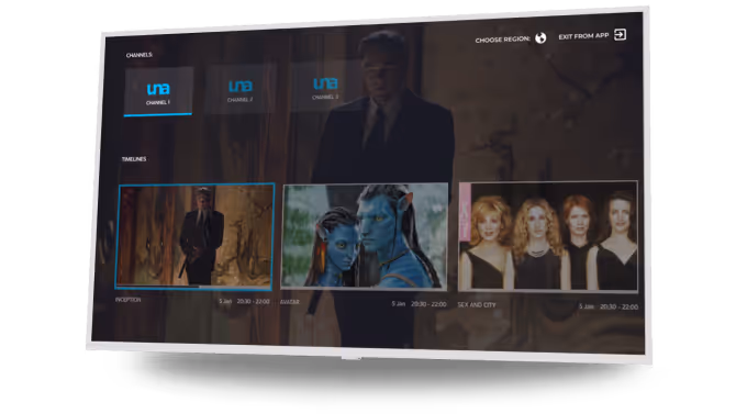 TV with smart TV apps